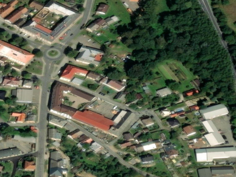 The Red-Roofed Courtyard of Žďár
