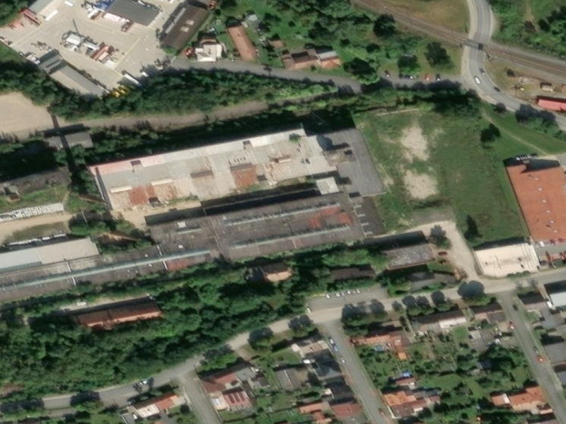 Plzeň's Weathered Corrugated Iron Sprawl