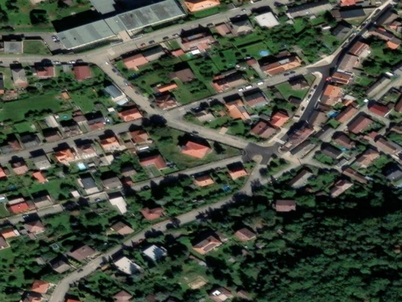 The Isolated Red Roof of Příbram