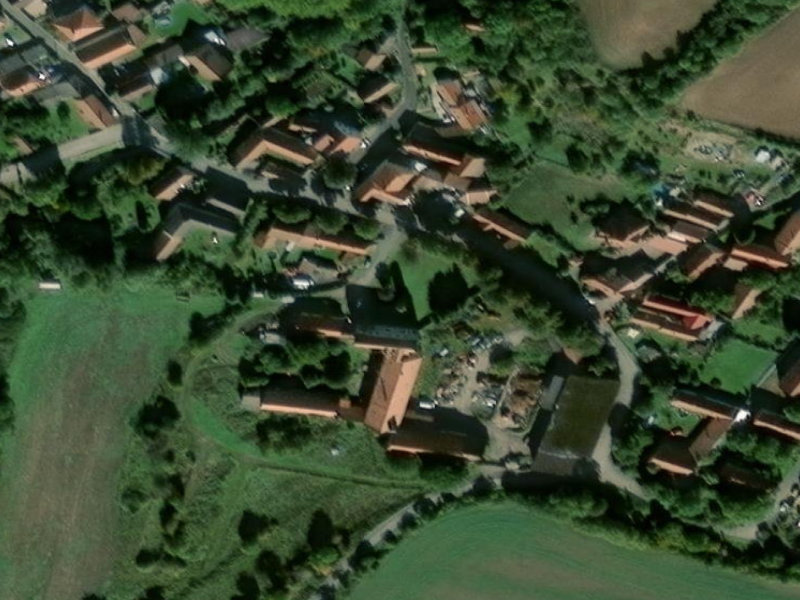 Clay Red Courtyard of Benešov