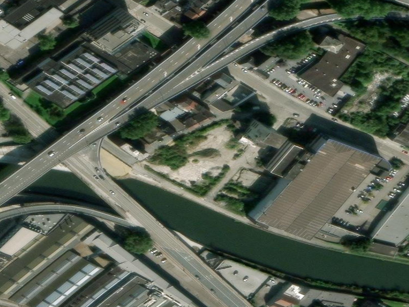 Charleroi's Overpassed Canal Wasteland